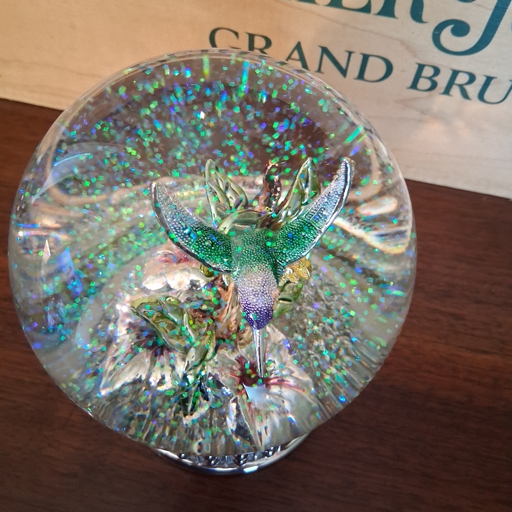Things Remembered Vibrant Hummingbird Snow Globe - Picture 3 of 6